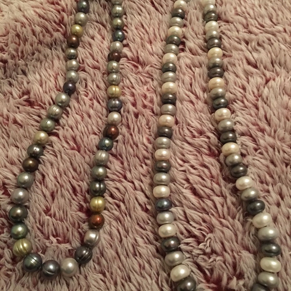 Two fresh water pearl necklaces